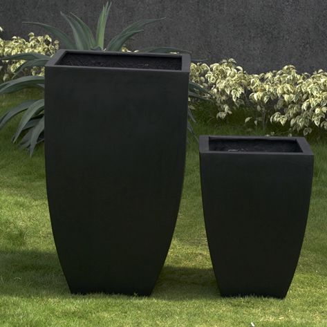 Premium Lightweight Terrazzo Tall Milan Planter.
